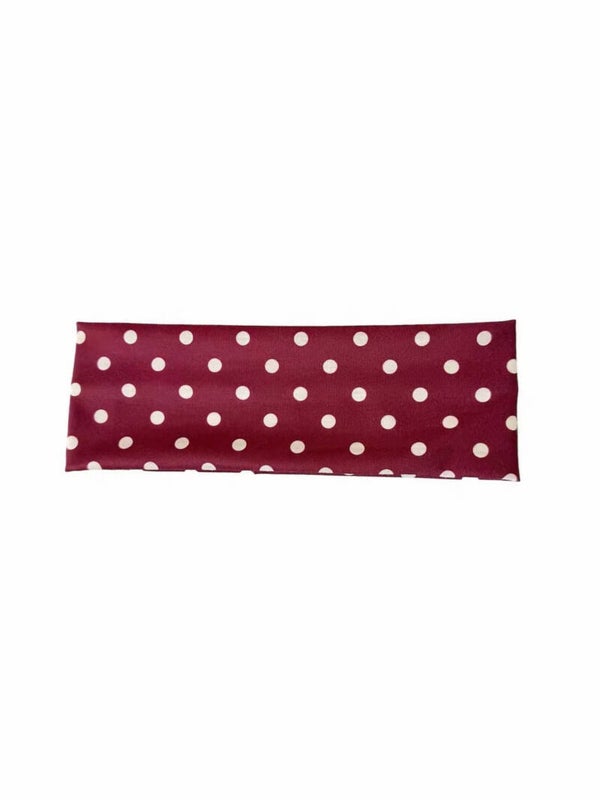 Polka dot haarband - rood