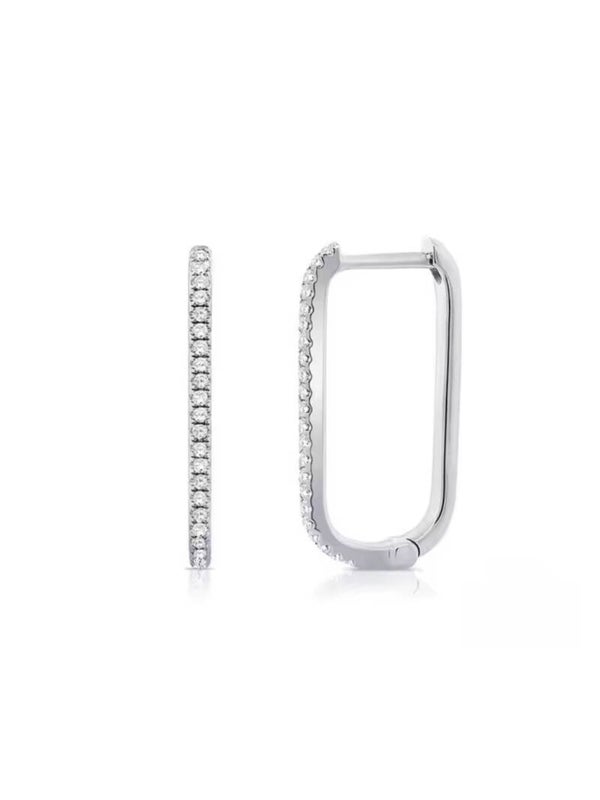 Glimmer hoops - silver