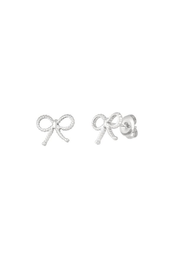 Bow studs - silver
