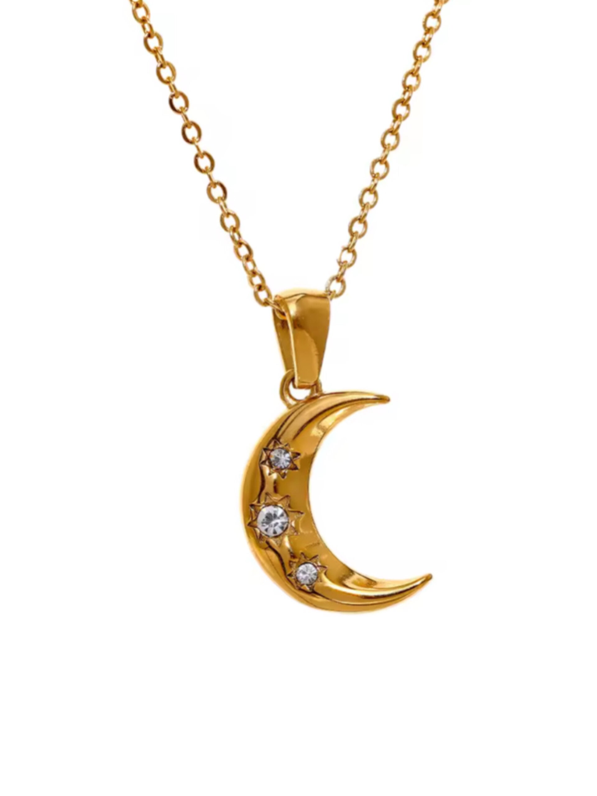 Lunis necklace - gold