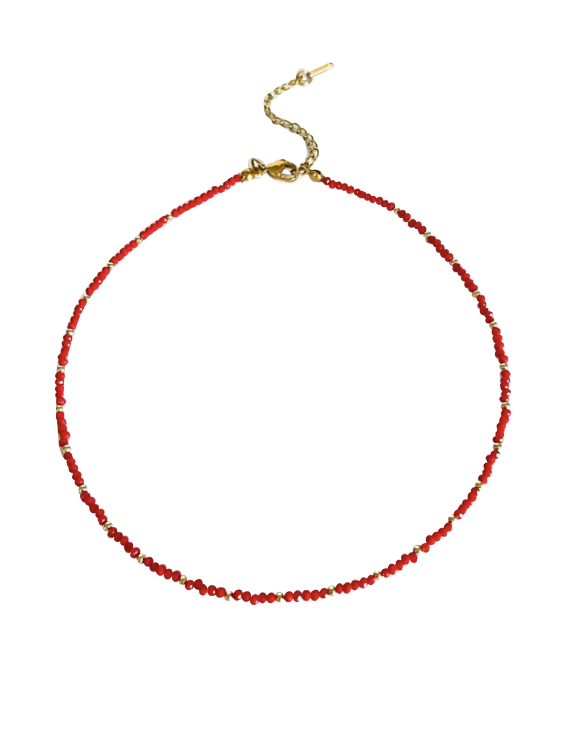 Livia necklace - red