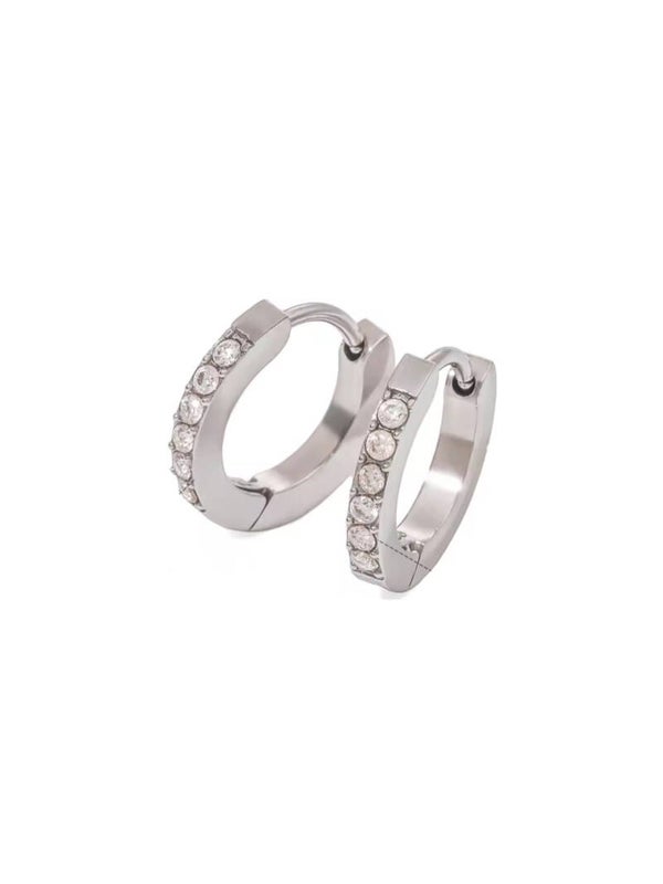 Célestine hoops - silver