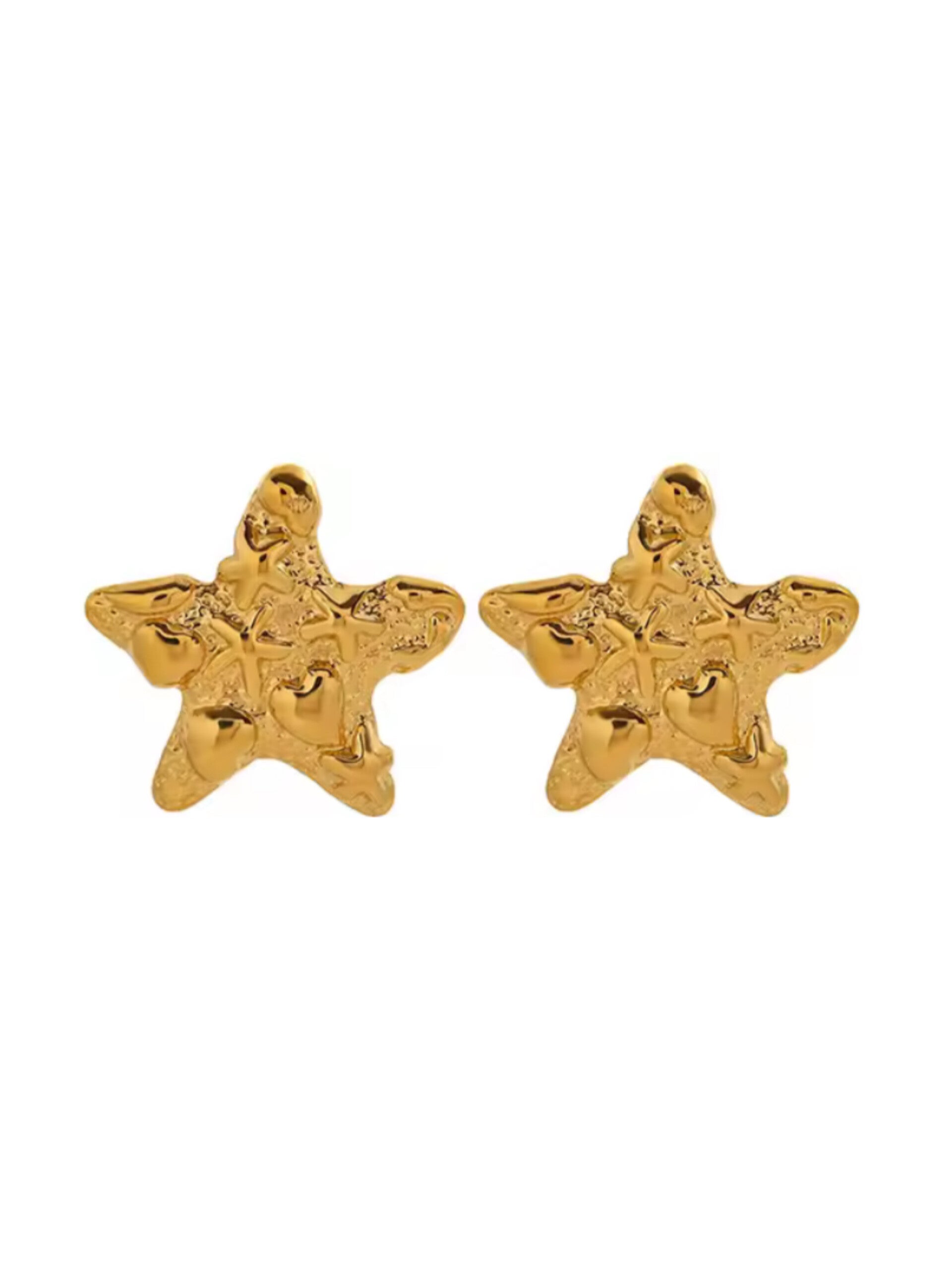 Star studs - gold