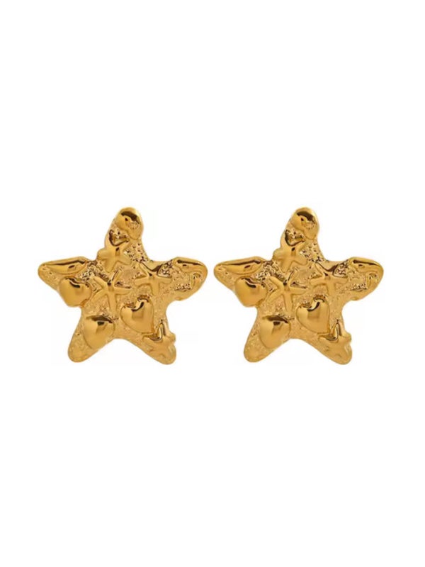 Star studs - gold