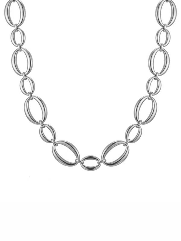 Raven necklace - silver