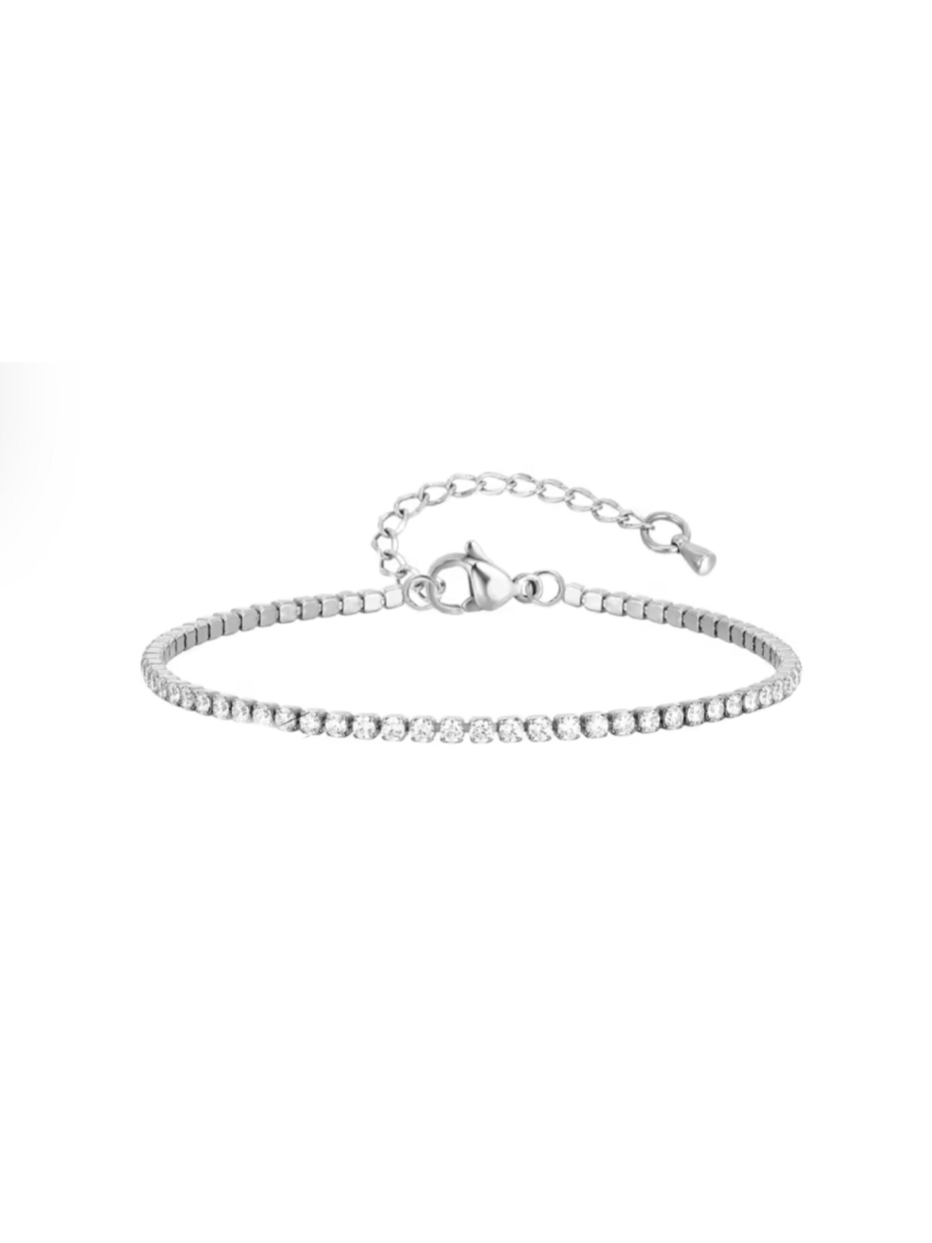 Tennis bracelet - silver