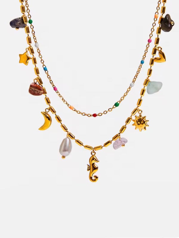 Lagoon necklace - gold