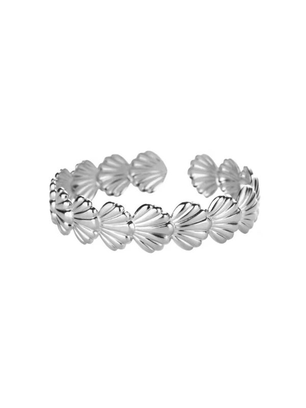 Seashell bracelet - silver