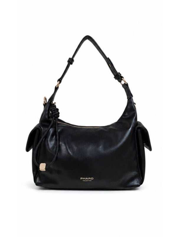 Elle faux leather bag - black