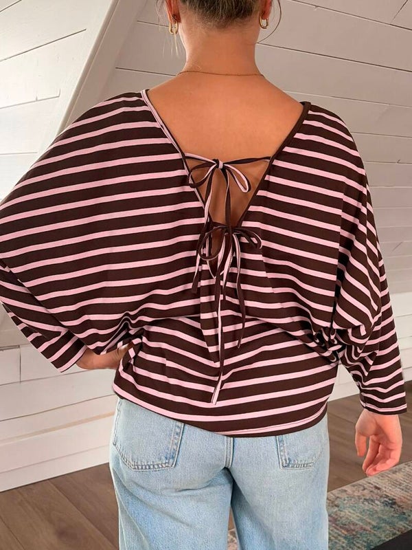 Rosie shirt open back