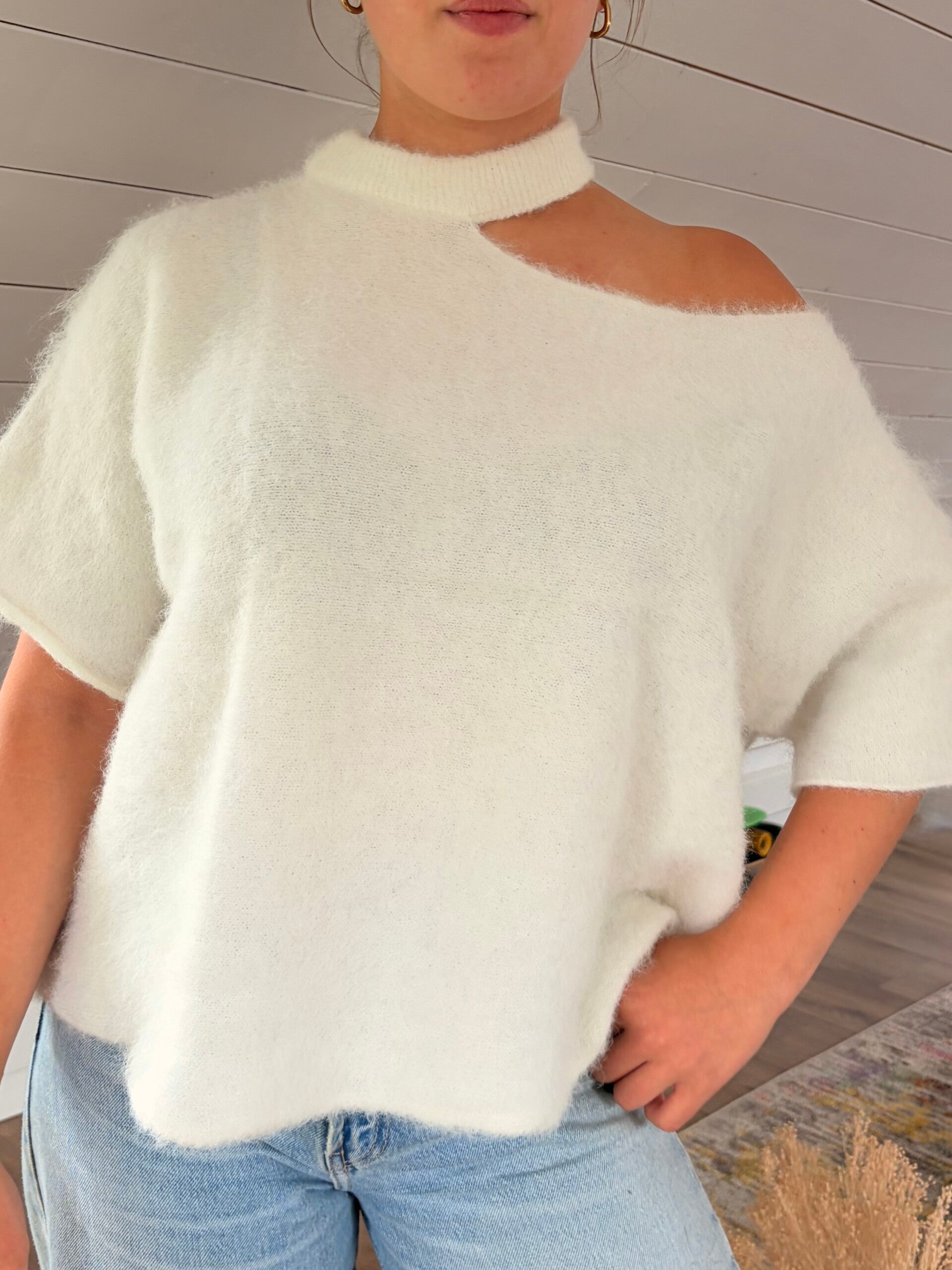 Daisy sweater - white