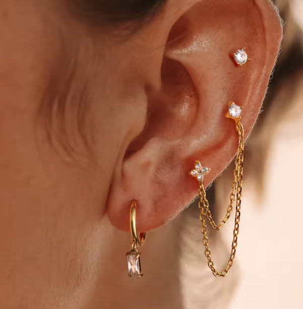 Dawn earring set - gold