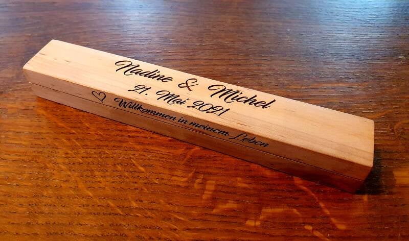 Holzbox für Schreiber