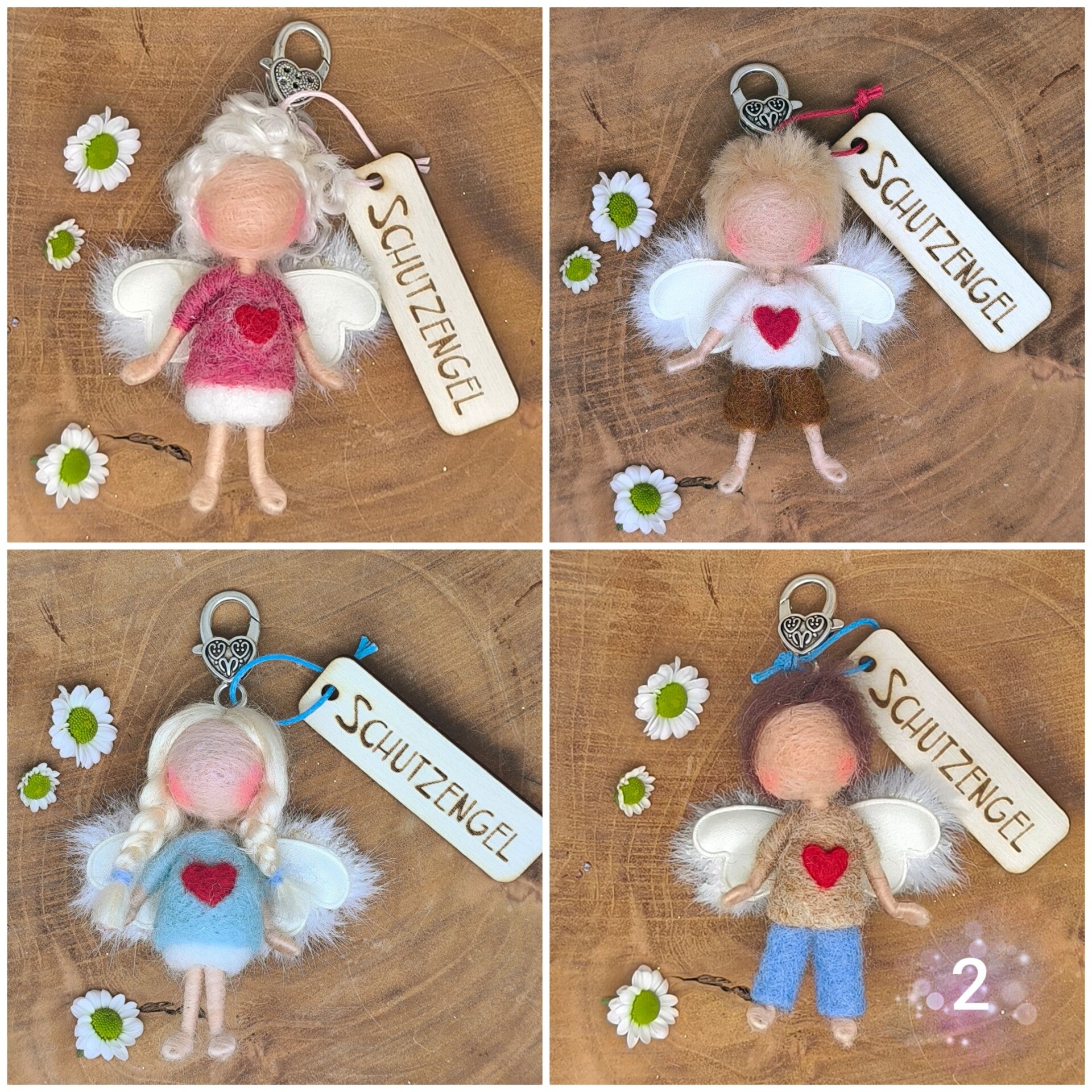 Schutzengel aus Filz