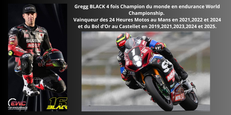 gregg black champion du monde en endurance