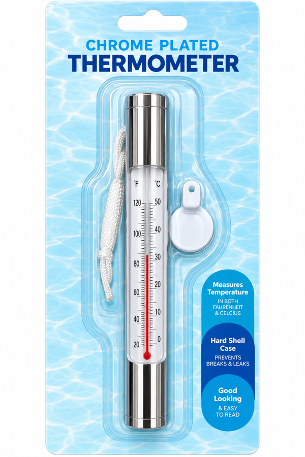 CHROME THERMOMETER