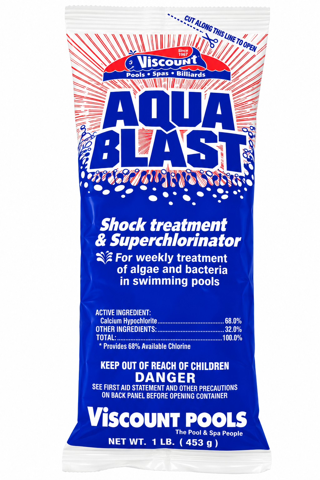 AQUA BLAST SHOCK TREATMENT 1 LB