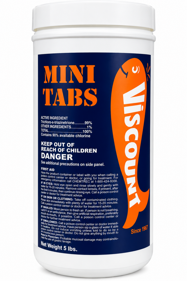 1" mini tablet chlorine 5 lbs