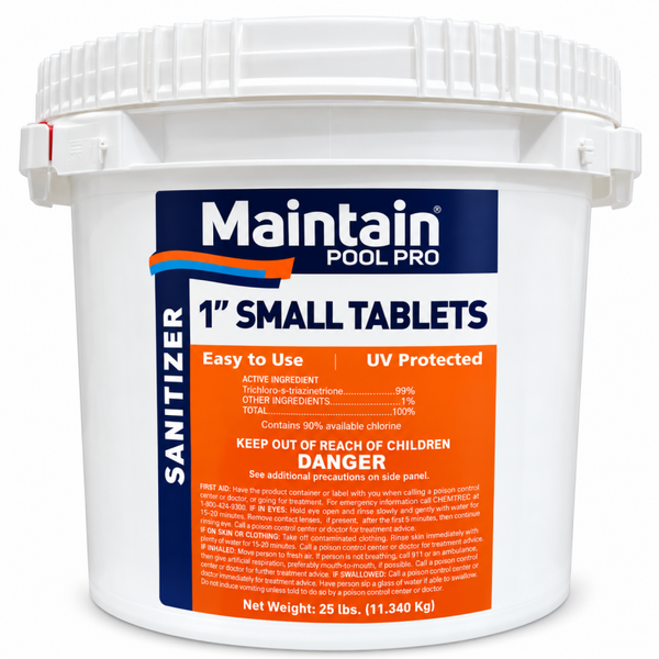 Maintain 1" tablet chlorine 25 lbs