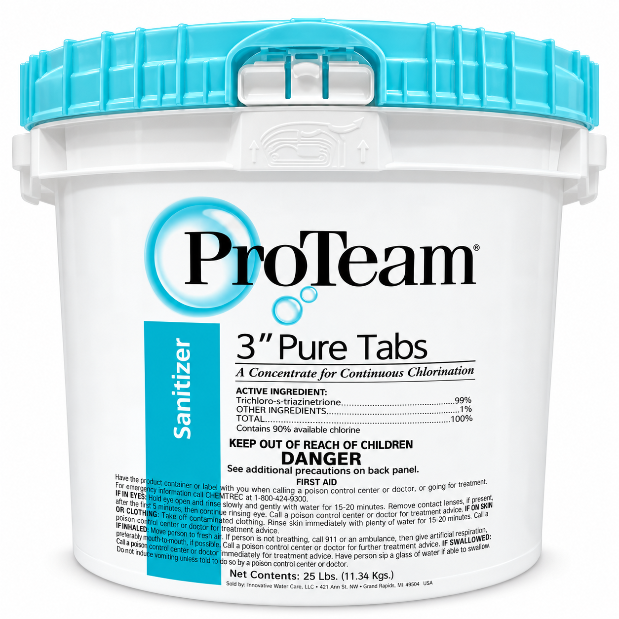 3" 25lb Chlorine tablets