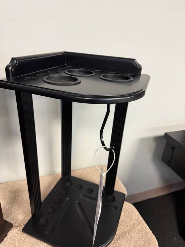 legacy billiards corner rack black finish
