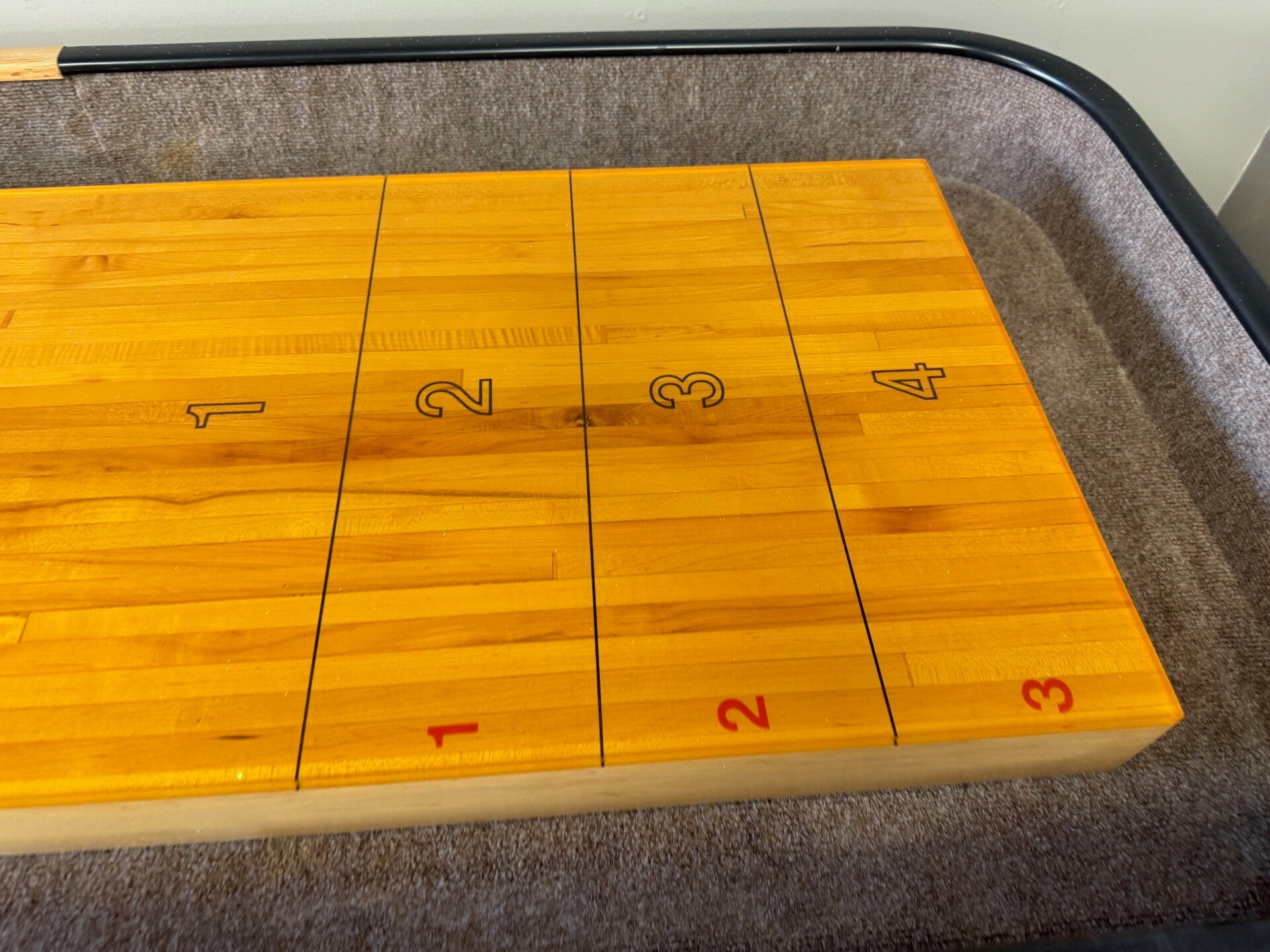 14' championship shuffleboard table used