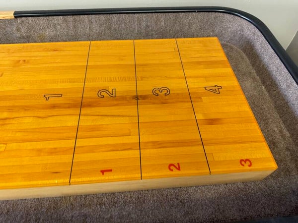14' championship shuffleboard table used