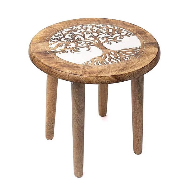 BIJZETTAFEL - MANGOHOUT - LEVENSBOOM