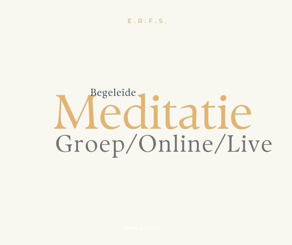 ONLINE GROEPS MEDITATIE - LIVE - 5-BEURTENKAART