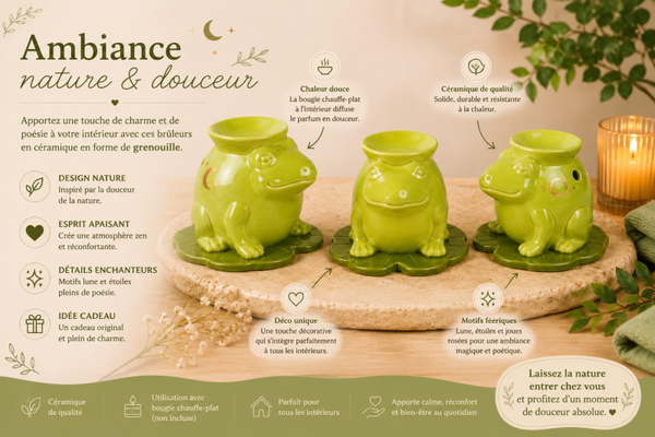 BRÛLEUR EN FORME DE GRENOUILLE