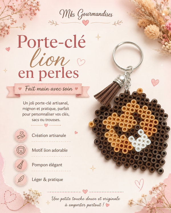 Porte-clé lion