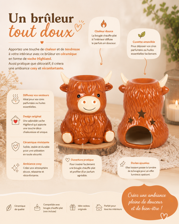 BRÛLEUR HIGHLAND COW