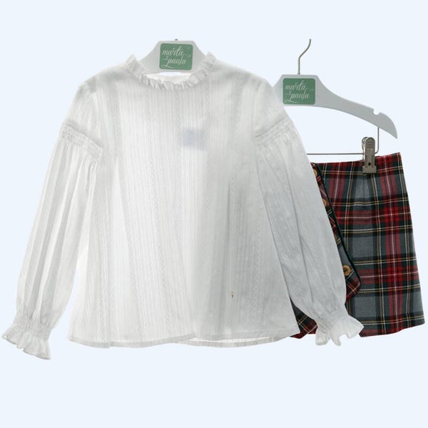 Conjunto Camisa y Falda Botones