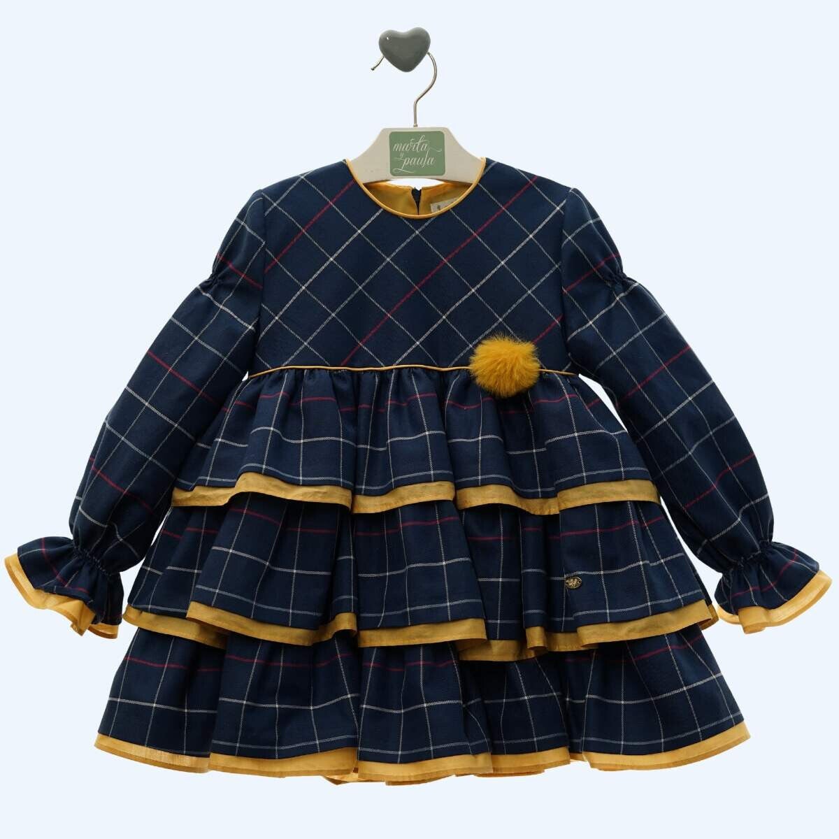 Vestido Volantes Cuadros