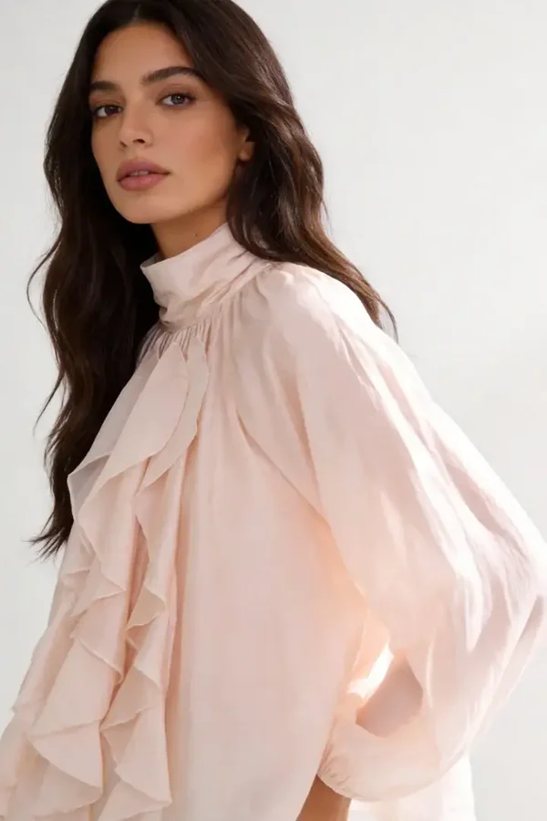 Blusa Teen Gasa Volantes