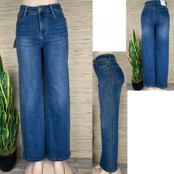 Pantalón Tejano Lycra Fantasia