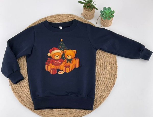 Sudadera Unisex Oso Navideño