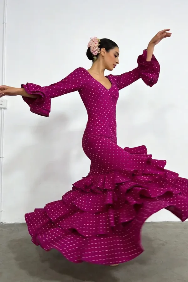 Traje Flamenca Lolita Lunares Pequeños