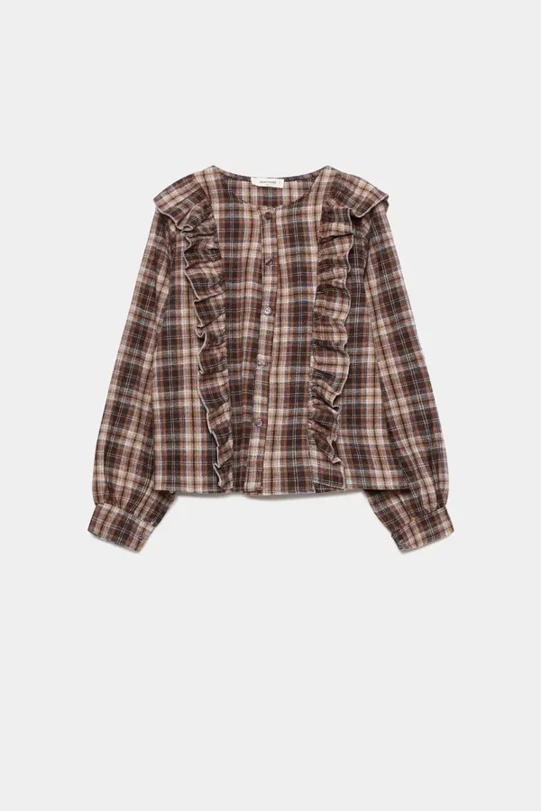 Blusa Teen Cuadrados
