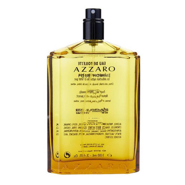 AZZARO POUR HOMME TESTER 3.4 EAU DE TOILETTE SPRAY FOR MEN