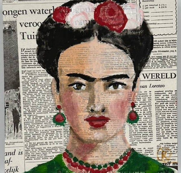 Frida Kahlo newspaper