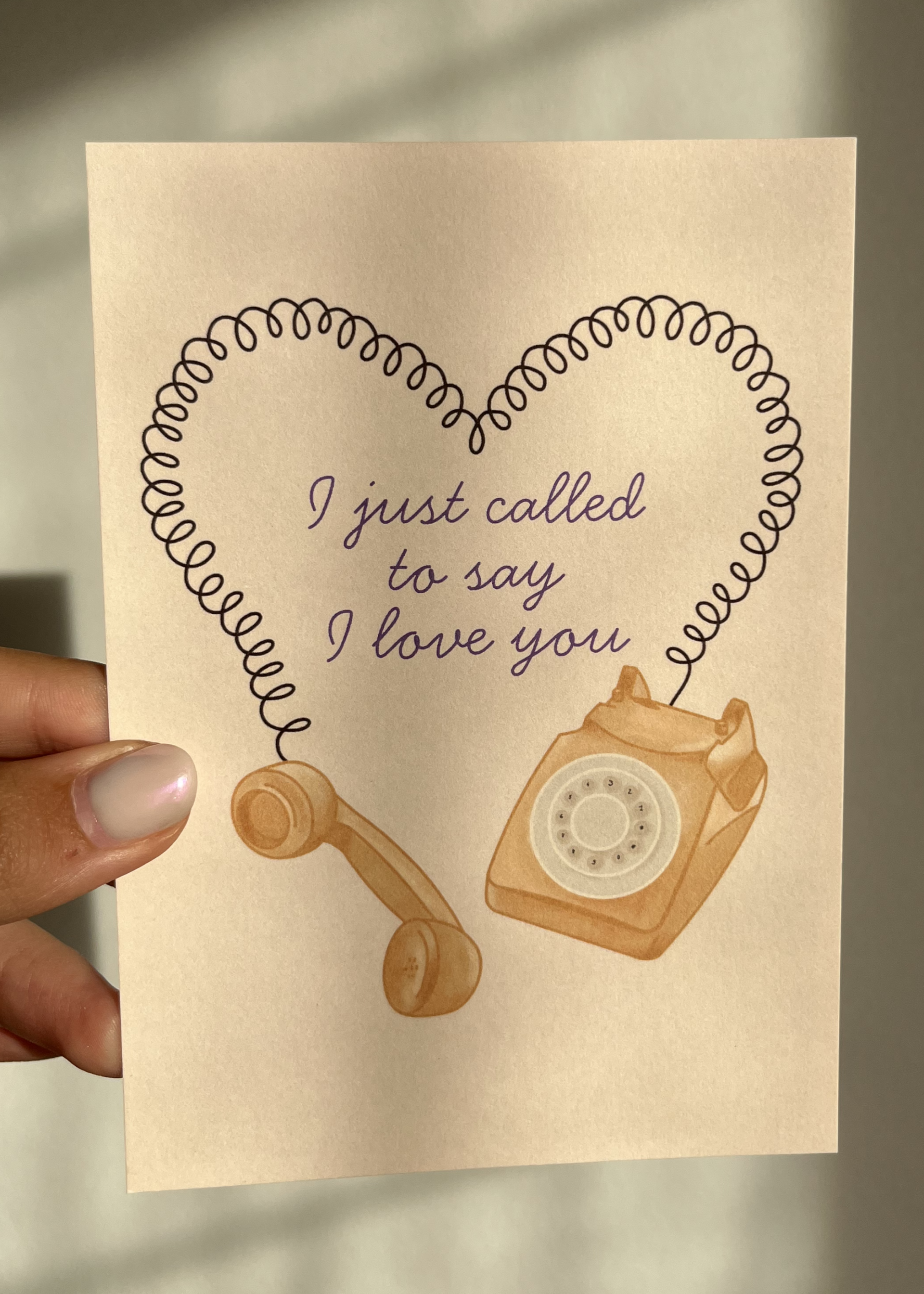 I just called to say I love you