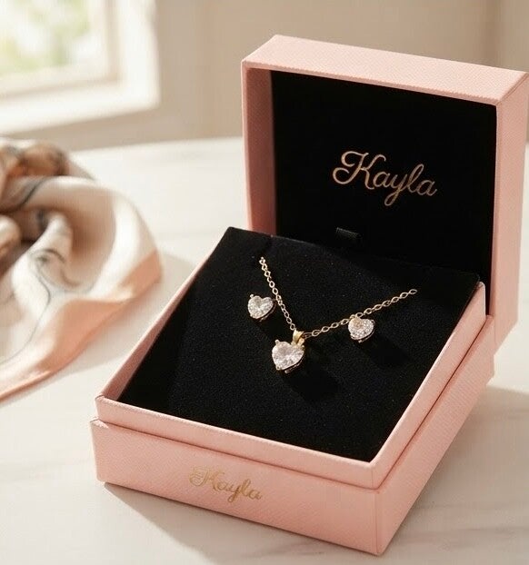 Parure Éclat d'Amour - Collection Kayla.