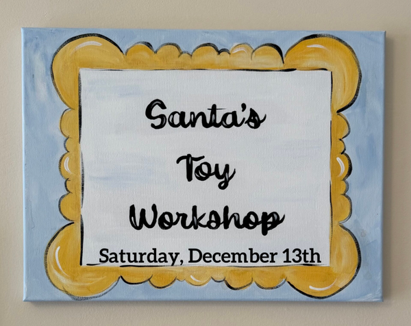 Santa's Toy Paint Workshop
