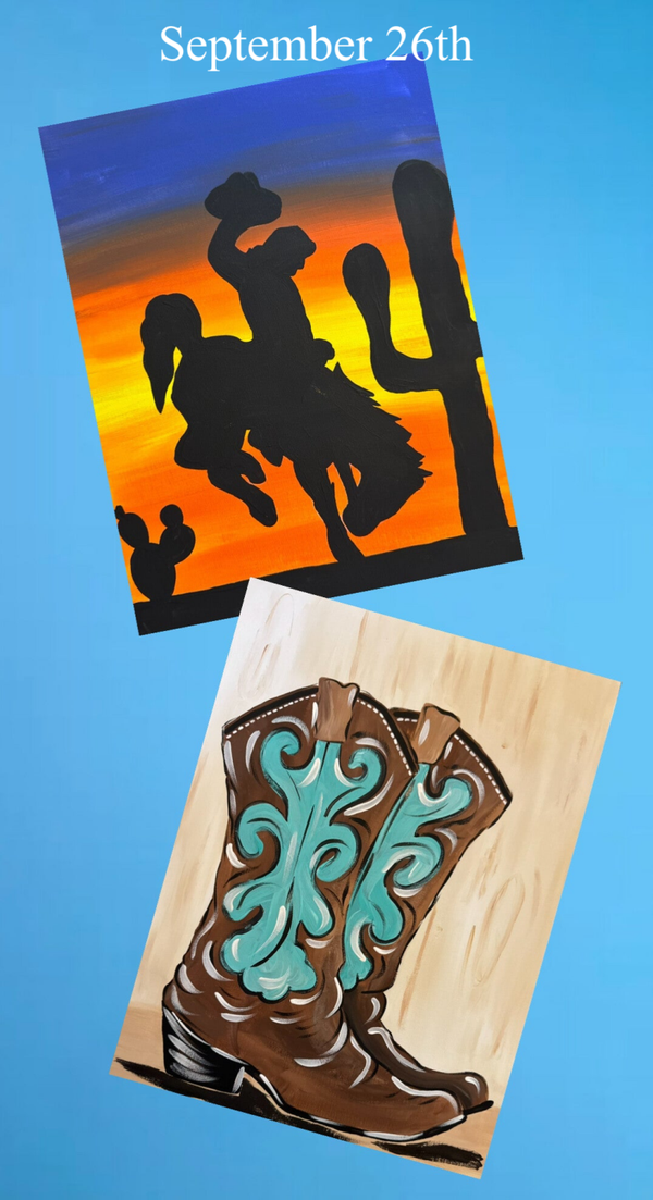 Western Theme Canvas