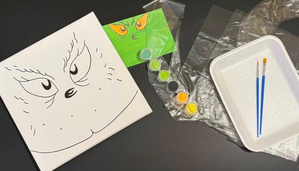 Grinch Face Paint Kit