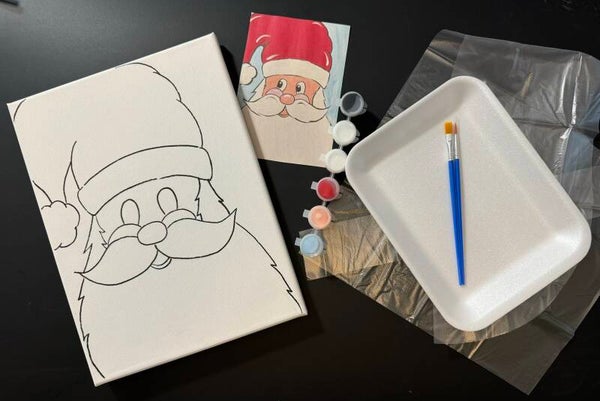 Santa Face Paint Kit