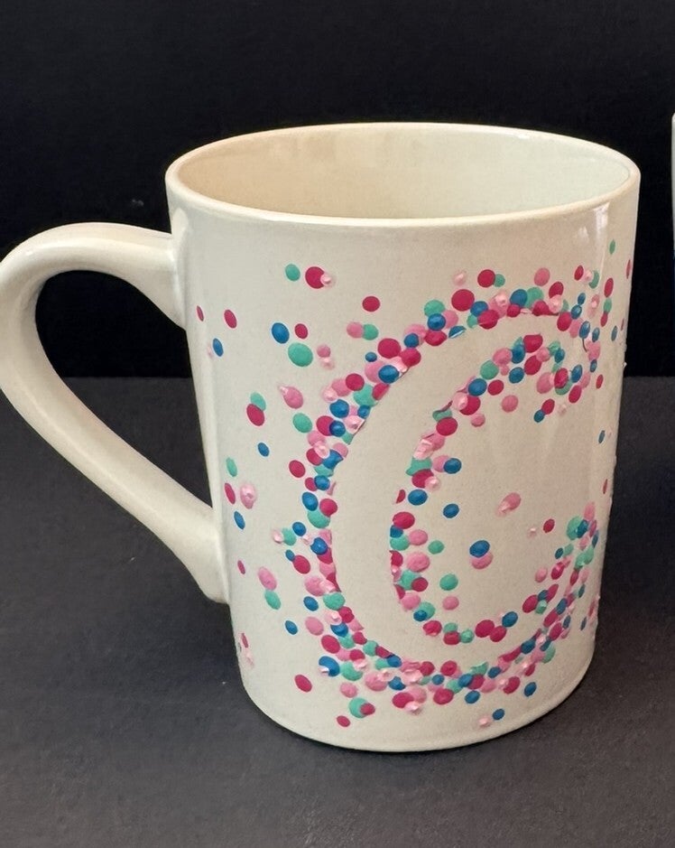 Initial Dot Mug Paint Kit