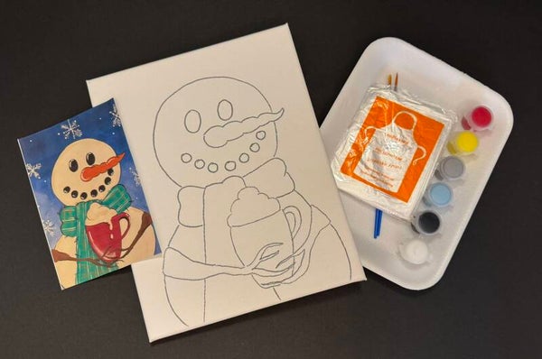 Snowman w/Hot Chocolate Paint Kit