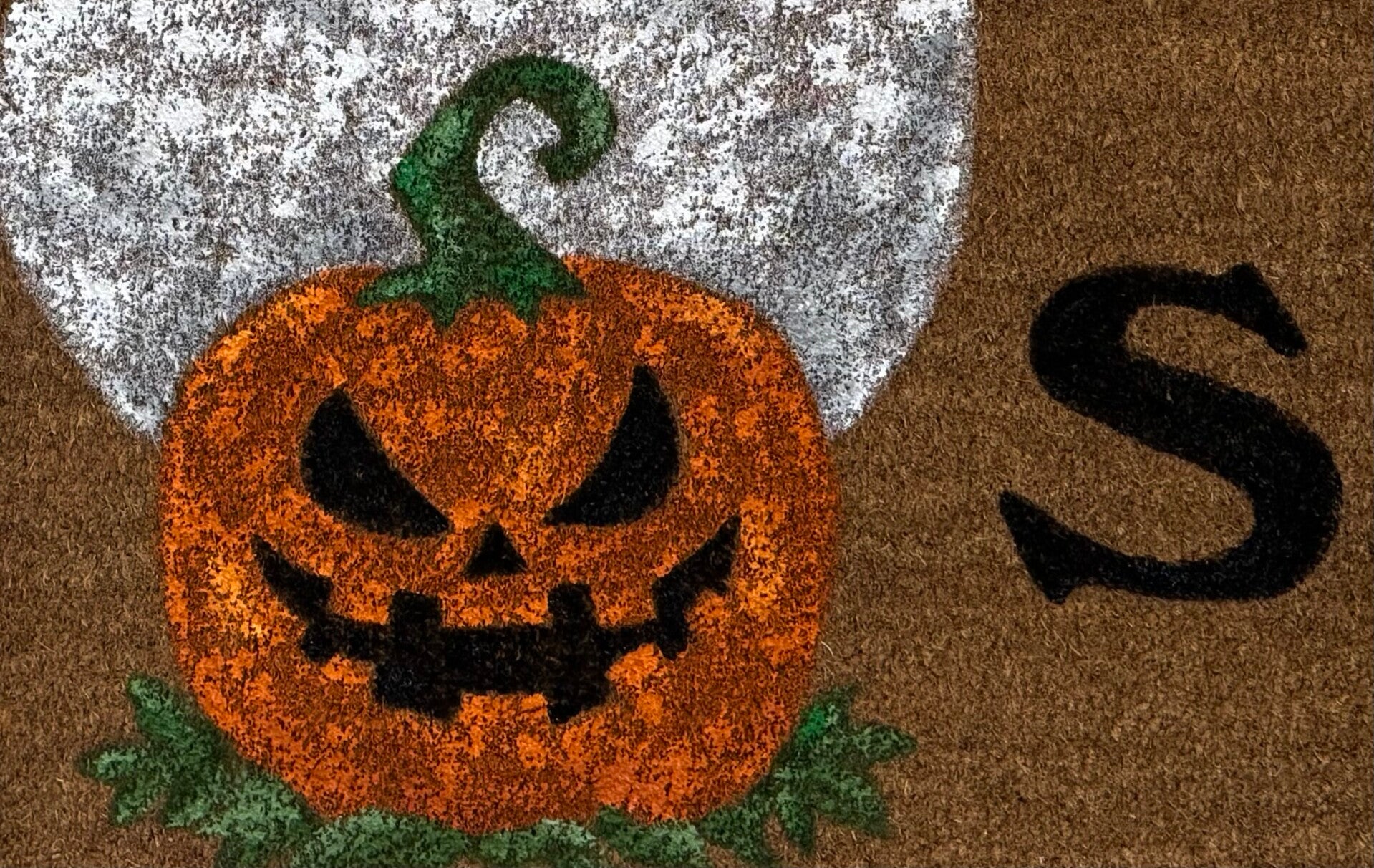 Jack-O-Lantern Door Mat